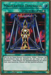 Magieartige Dimension Yu-Gi-Oh! Karte MGED-DE040 Premium Gold Rare