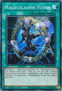 Magiegeladene Fusion Yu-Gi-Oh! Karte RA01-DE058 Super Rare