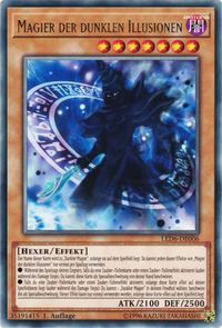 Magier der dunklen Illusionen Yu-Gi-Oh! Karte LED6-DE006 Rare