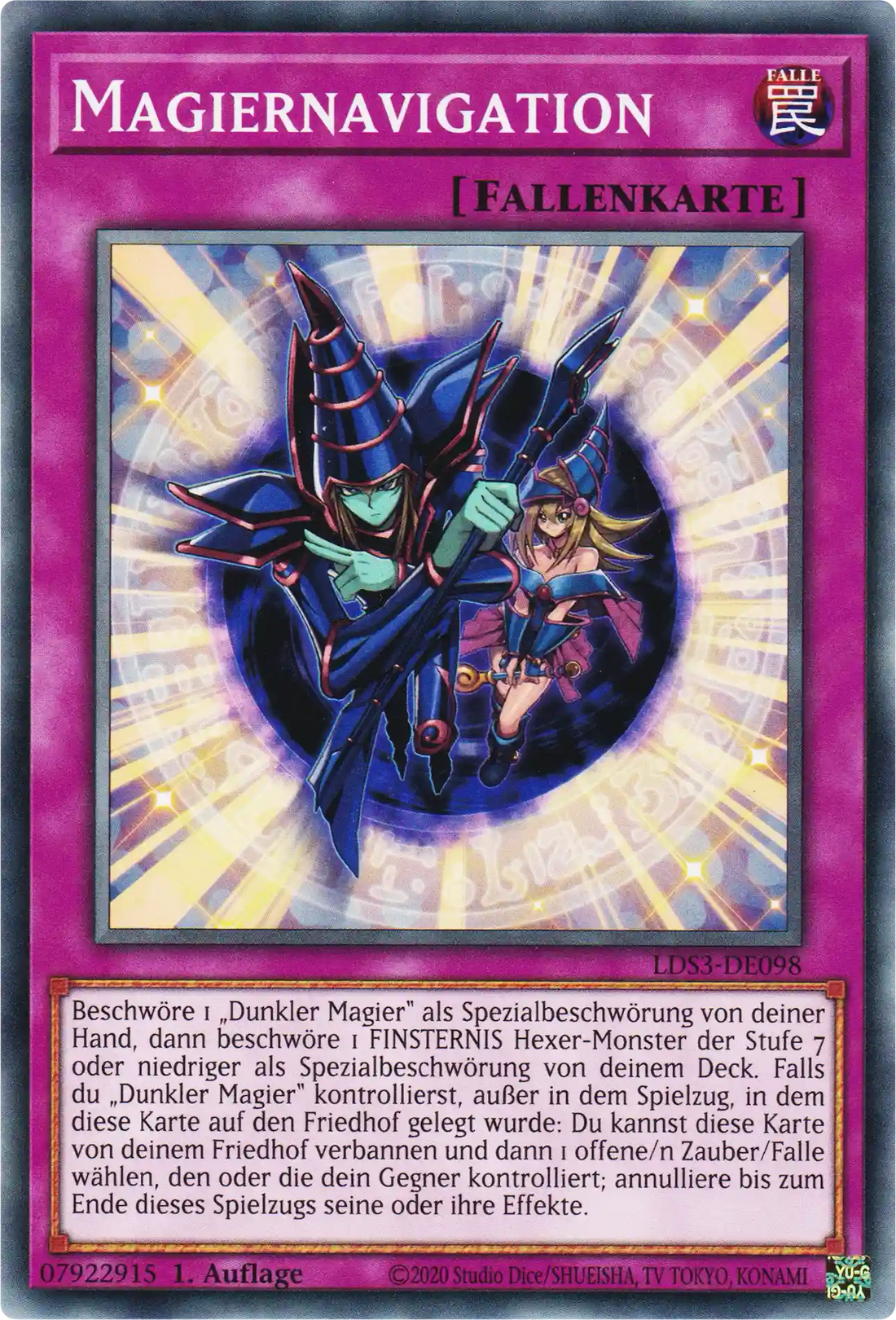 Magiernavigation Yu-Gi-Oh! Karte LDS3-DE098 Common