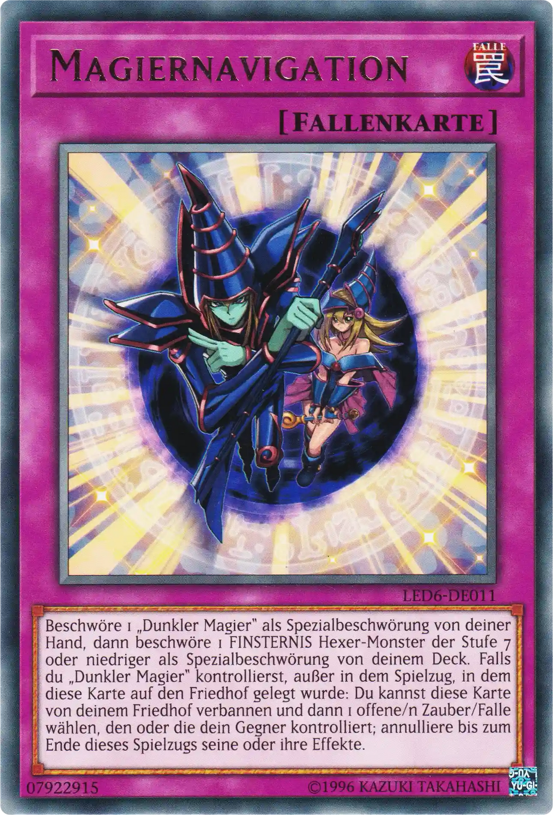 Magiernavigation Yu-Gi-Oh! Karte LED6-DE011 Rare