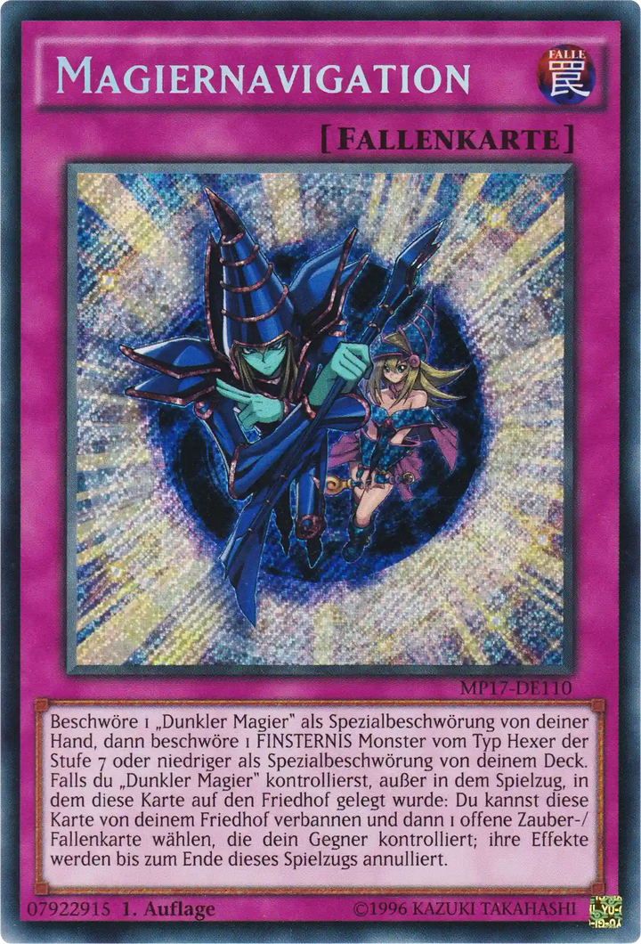 Magiernavigation Yu-Gi-Oh! Karte MP17-DE110 Secret Rare