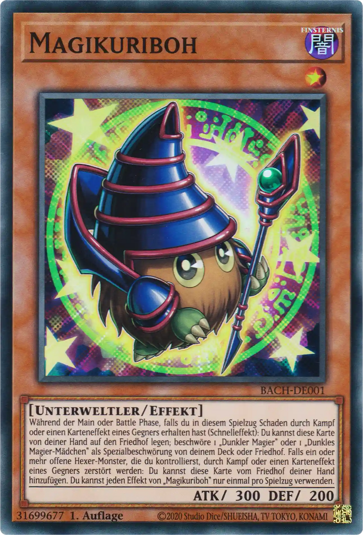 Magikuriboh Yu-Gi-Oh! Karte BACH-DE001 Super Rare