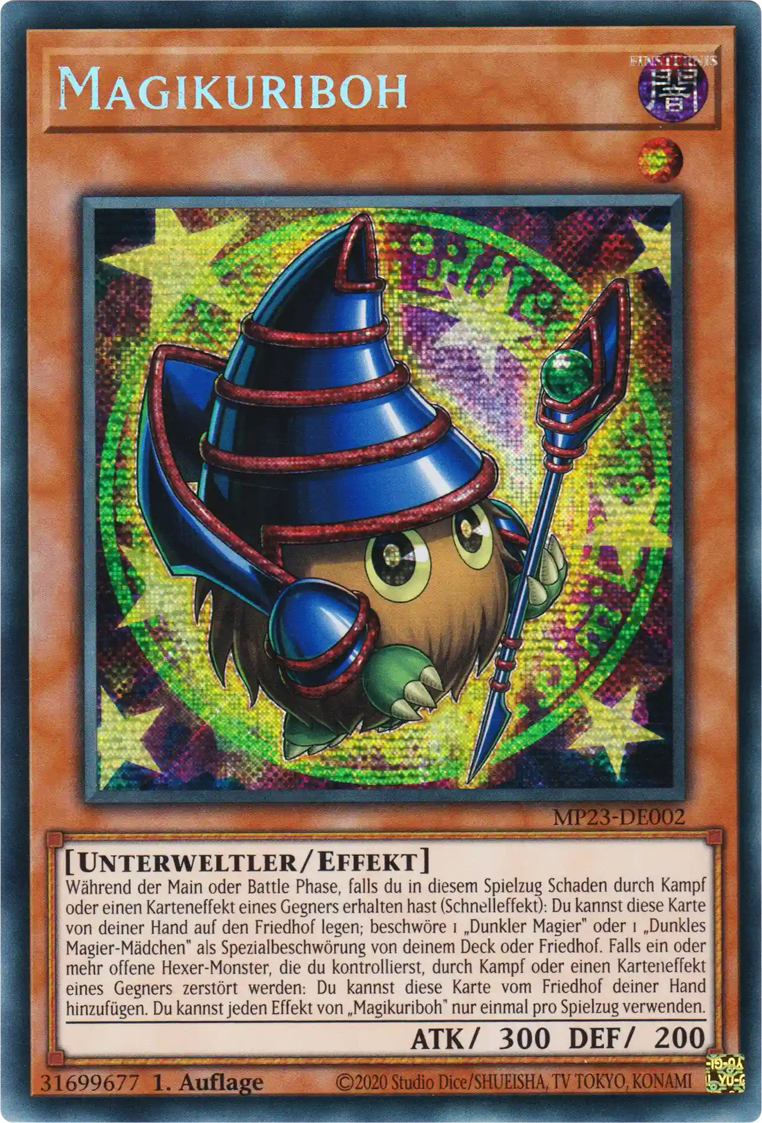 Magikuriboh Yu-Gi-Oh! Karte MP23-DE002 Secret Rare