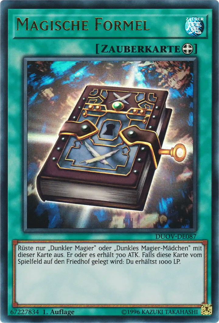 Magische Formel Yu-Gi-Oh! Karte DUOV-DE087 Ultra Rare