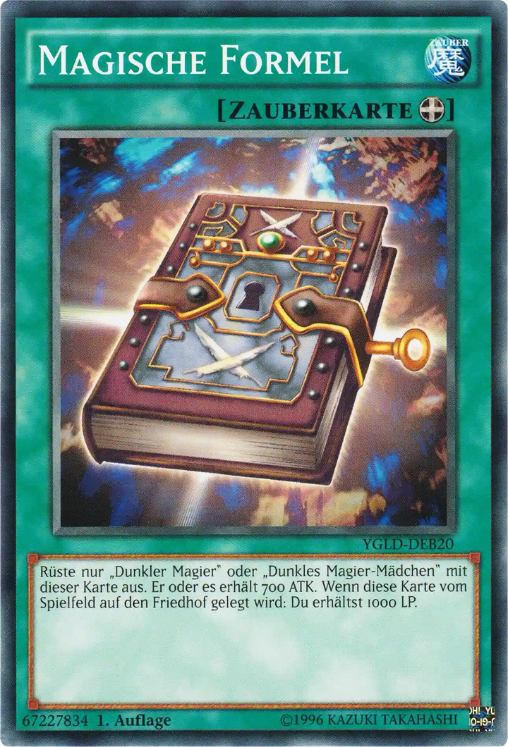 Magische Formel Yu-Gi-Oh! Karte YGLD-DEB20 Common