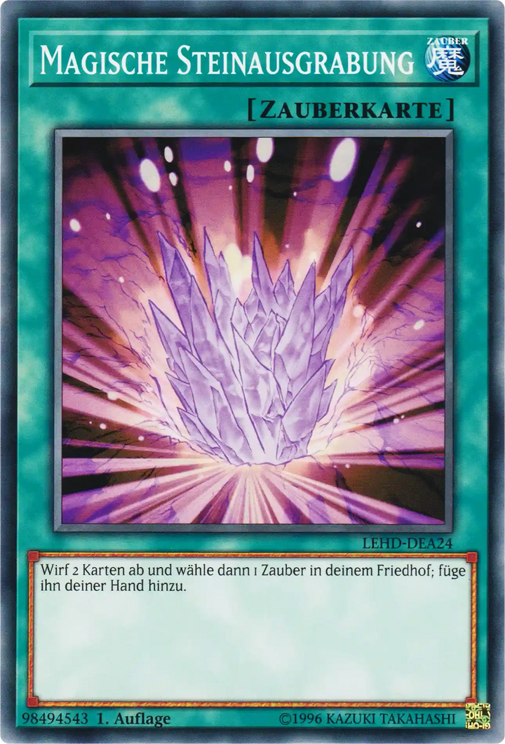 Magische Steinausgrabung Yu-Gi-Oh! Karte LEHD-DEA24 Common