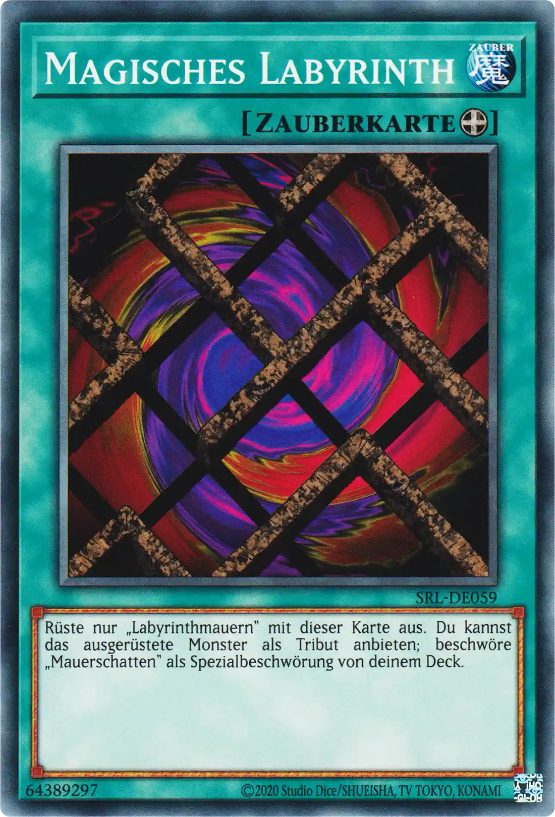 Magisches Labyrinth Yu-Gi-Oh! Karte SRL-DE059 Common
