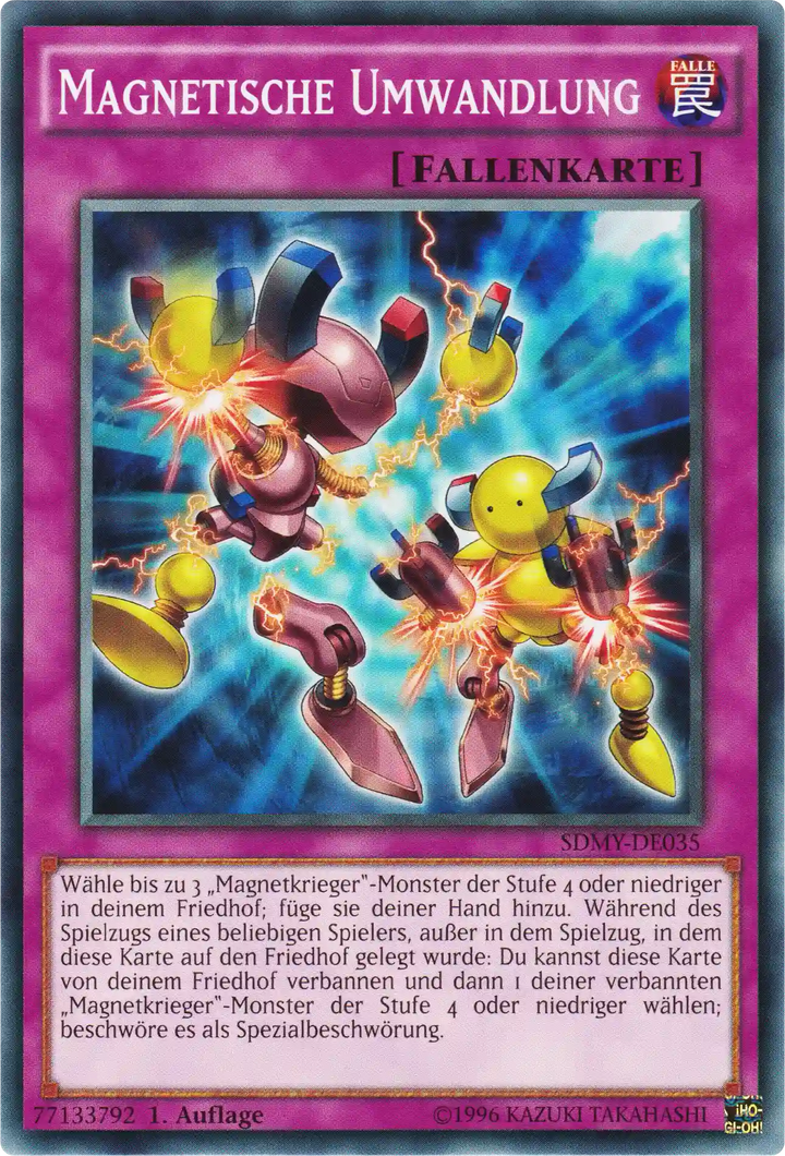 Magnetische Umwandlung Yu-Gi-Oh! Karte SDMY-DE035 Common
