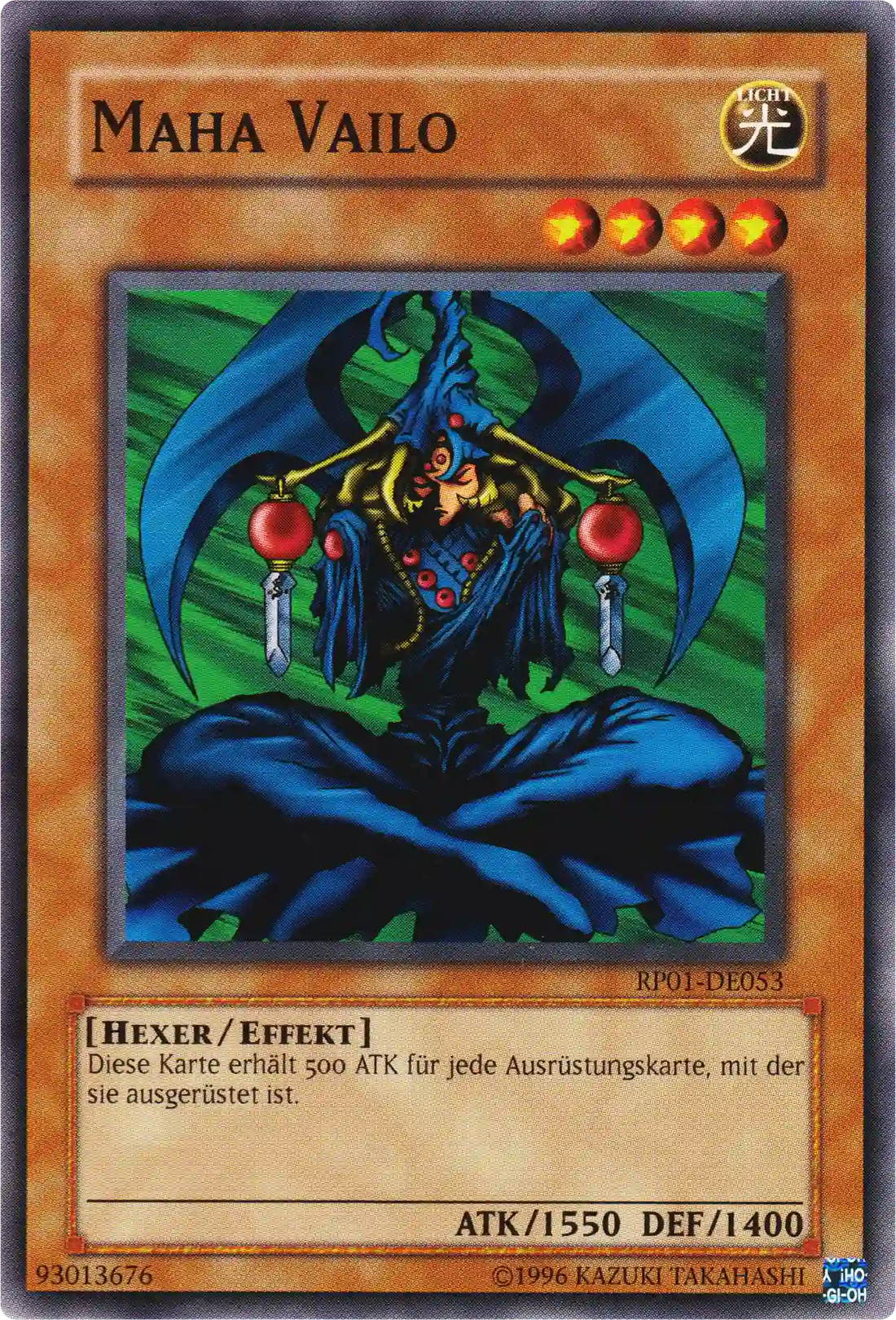 Maha Vailo Yu-Gi-Oh! Karte RP01-DE053 Common
