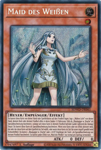 Maid des Weißen Yu-Gi-Oh! Karte SDWD-DE041 Secret Rare