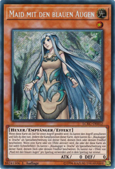Maid mit den blauen Augen Yu-Gi-Oh! Karte LCKC-DE012 Secret Rare