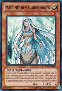 Maid mit den blauen Augen Yu-Gi-Oh! Karte SDBE-DE006 Super Rare