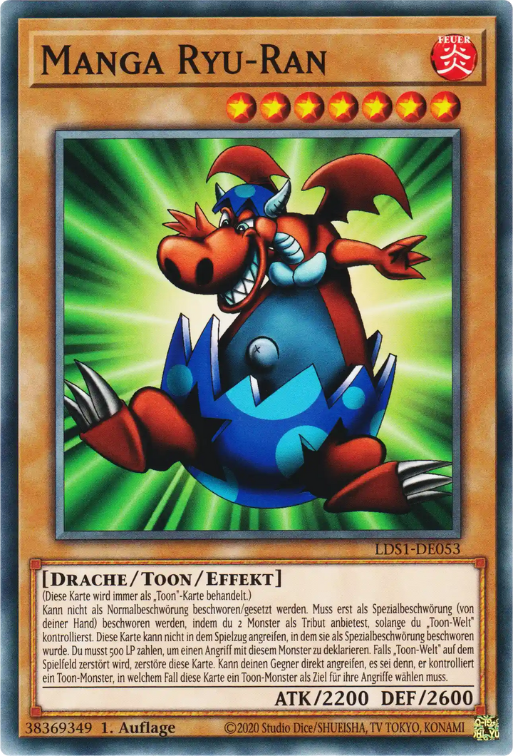 Manga Ryu-Ran Yu-Gi-Oh! Karte LDS1-DE053 Common
