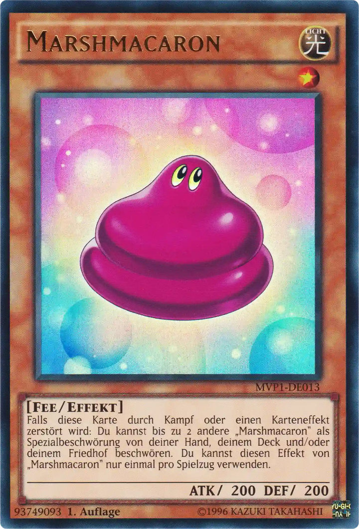 Marshmacaron Yu-Gi-Oh! Karte MVP1-DE013 Ultra Rare