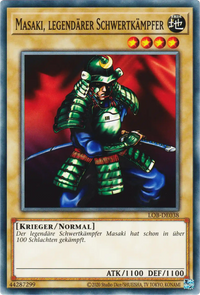 Masaki, legendärer Schwertkämpfer Yu-Gi-Oh! Karte LOB-DE038 Common