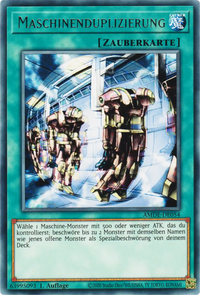 Maschinenduplizierung Yu-Gi-Oh! Karte AMDE-DE054 Rare
