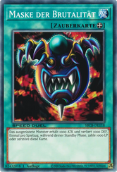 Maske der Brutalität Yu-Gi-Oh! Karte SBCB-DE118 Common