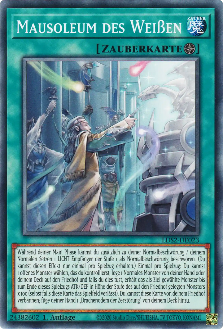 Mausoleum des Weißen Yu-Gi-Oh! Karte LDS2-DE023 Common
