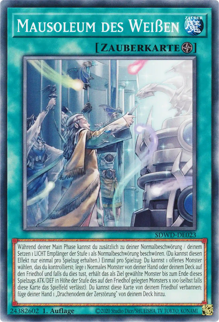 Mausoleum des Weißen Yu-Gi-Oh! Karte SDWD-DE023 Common