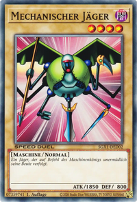 Mechanischer Jäger Yu-Gi-Oh! Karte SGX1-DED02 Common