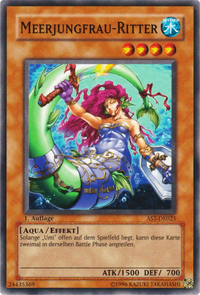 Meerjungfrau-Ritter Yu-Gi-Oh! Karte AST-DE025 Common
