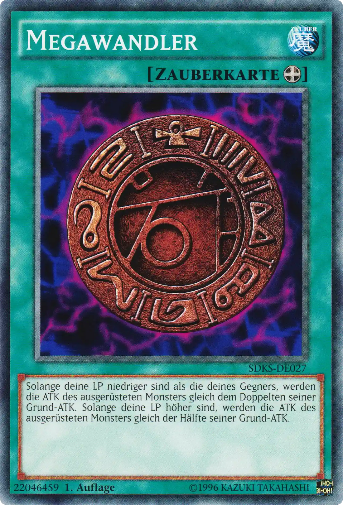 Megawandler Yu-Gi-Oh! Karte SDKS-DE027 Common