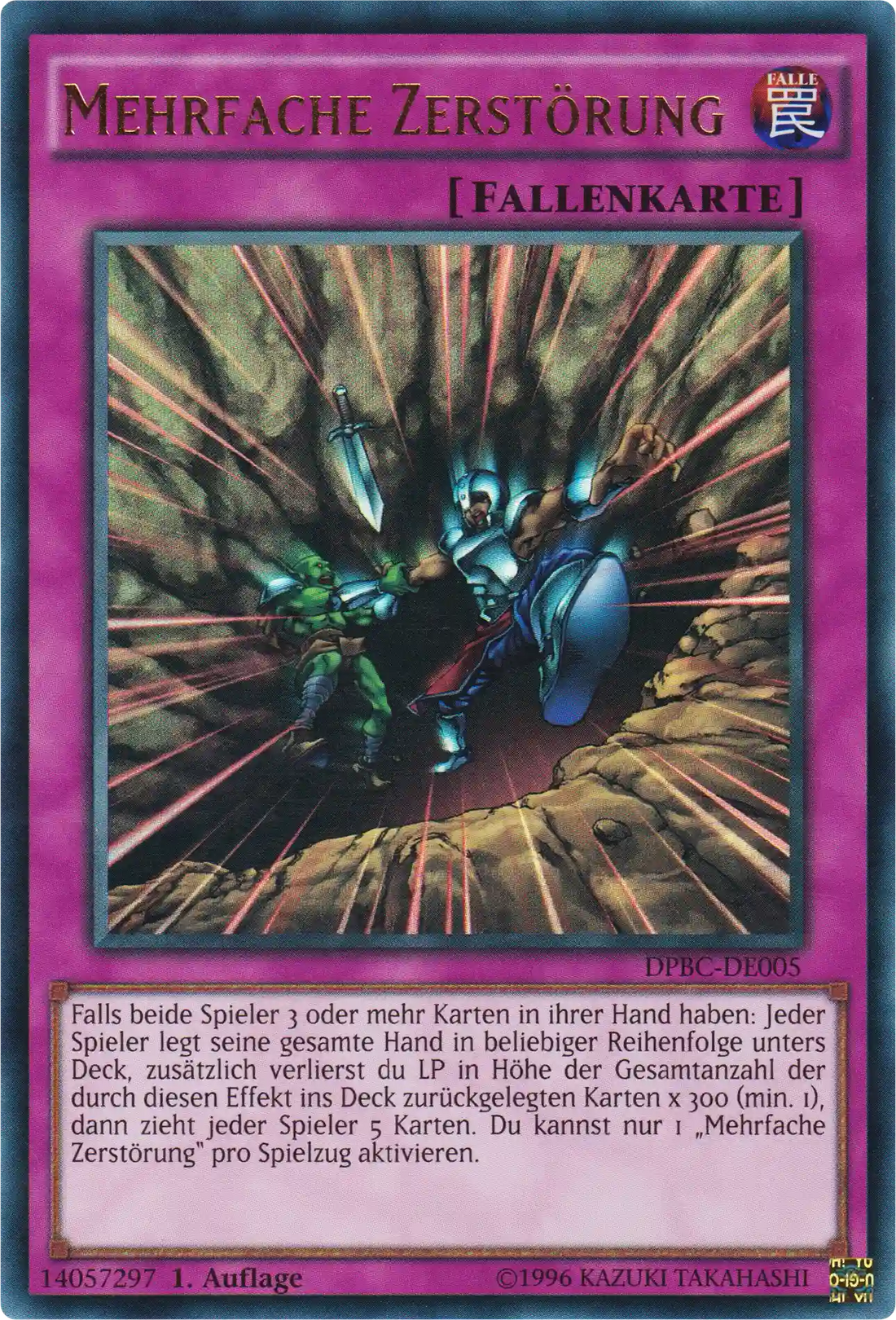 Mehrfache Zerstörung Yu-Gi-Oh! Karte DPBC-DE005 Ultra Rare