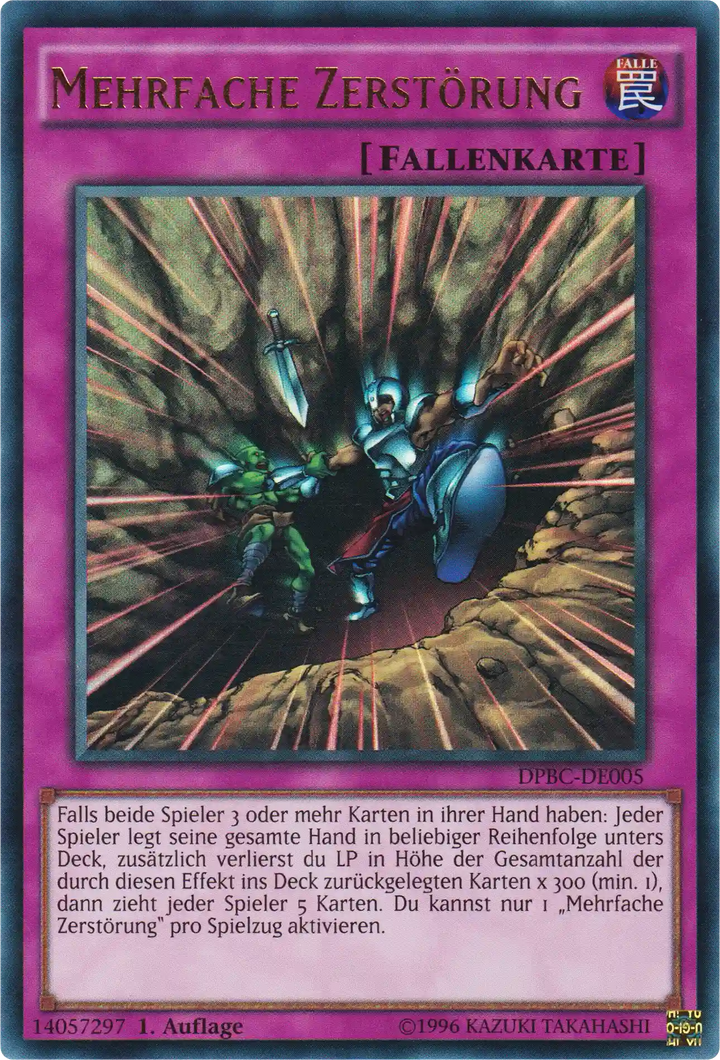 Mehrfache Zerstörung Yu-Gi-Oh! Karte DPBC-DE005 Ultra Rare