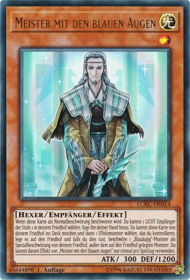 Meister mit den blauen Augen Yu-Gi-Oh! Karte LCKC-DE014 Ultra Rare