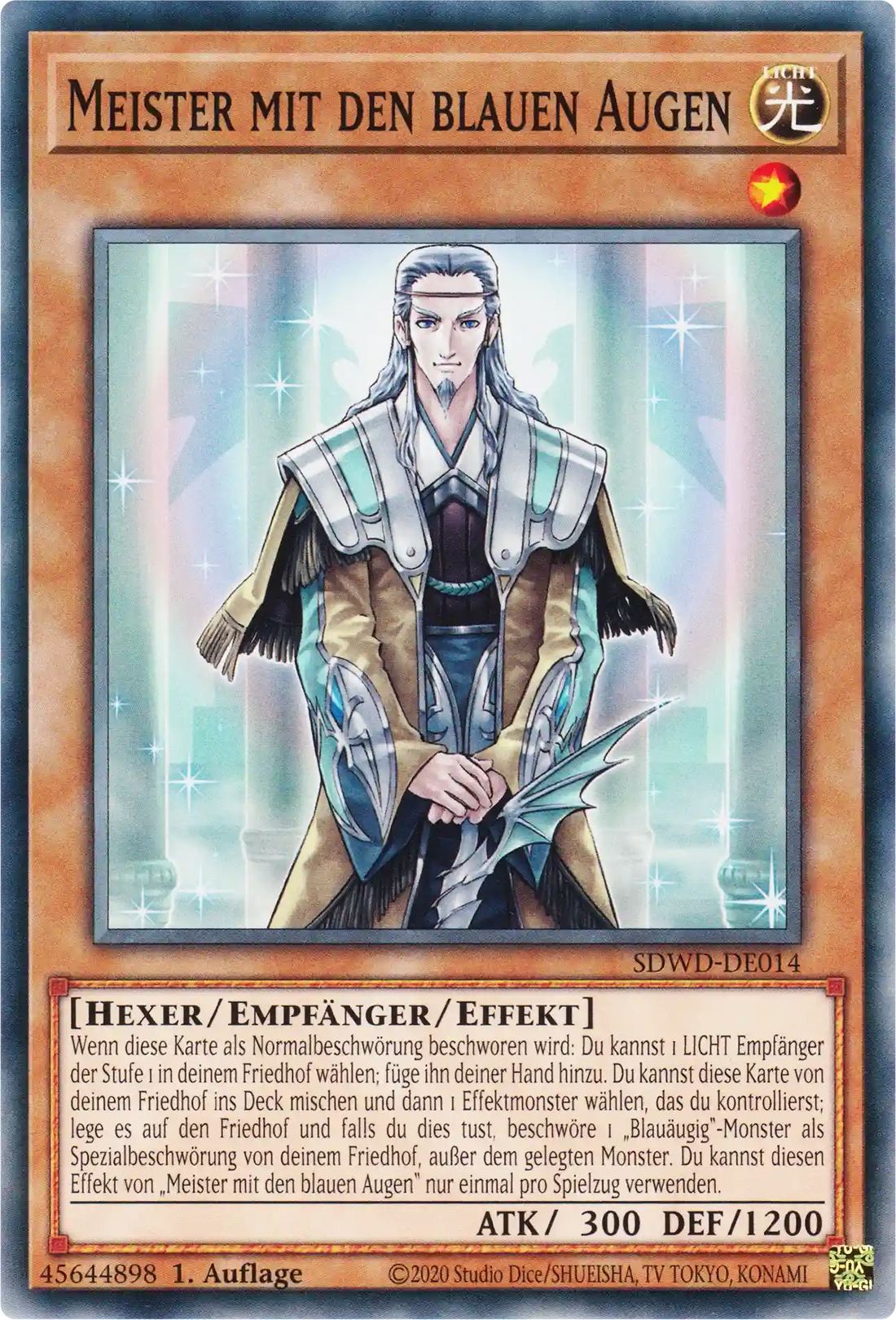Meister mit den blauen Augen Yu-Gi-Oh! Karte SDWD-DE014 Common