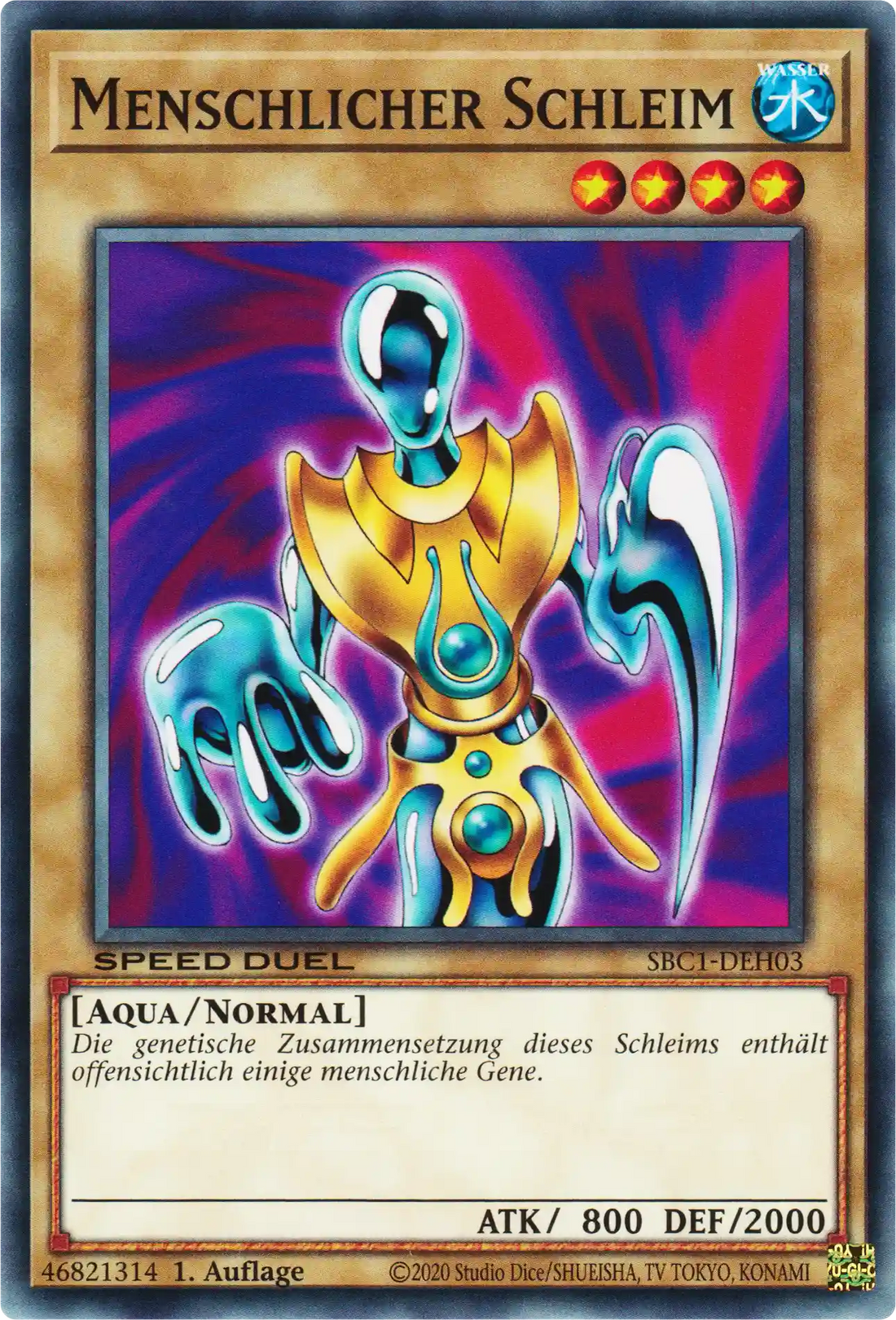 Menschlicher Schleim Yu-Gi-Oh! Karte SBC1-DEH03 Common