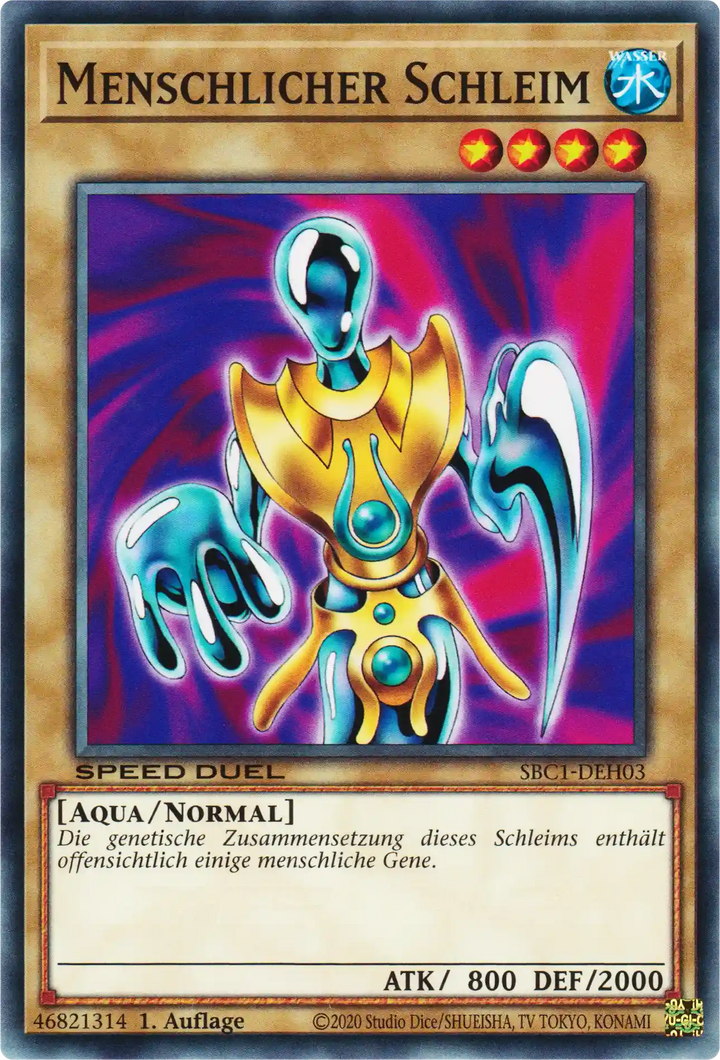Menschlicher Schleim Yu-Gi-Oh! Karte SBC1-DEH03 Common