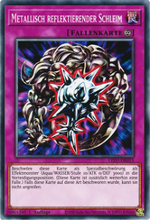 Metallisch reflektierender Schleim Yu-Gi-Oh! Karte LED7-DE015 Common