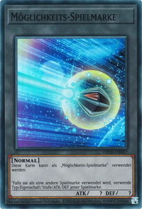 Möglichkeits-Spielmarke Yu-Gi-Oh! Karte OP20-DE027 Super Rare