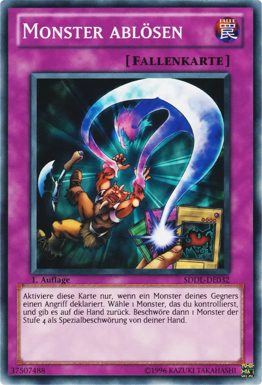 Monster ablösen Yu-Gi-Oh! Karte SDDL-DE032 Common