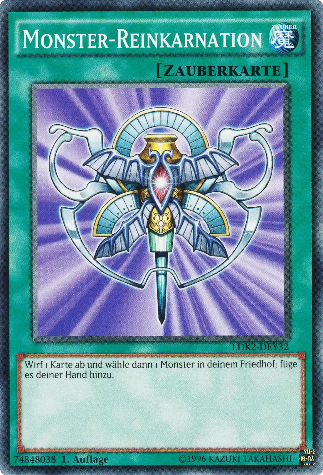 Monster-Reinkarnation Yu-Gi-Oh! Karte LDK2-DEY32 Common