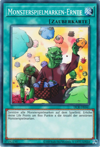 Monsterspielmarken-Ernte Yu-Gi-Oh! Karte DCR-DE041 Common
