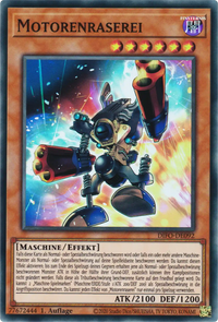 Motorenraserei Yu-Gi-Oh! Karte DIFO-DE092 Super Rare