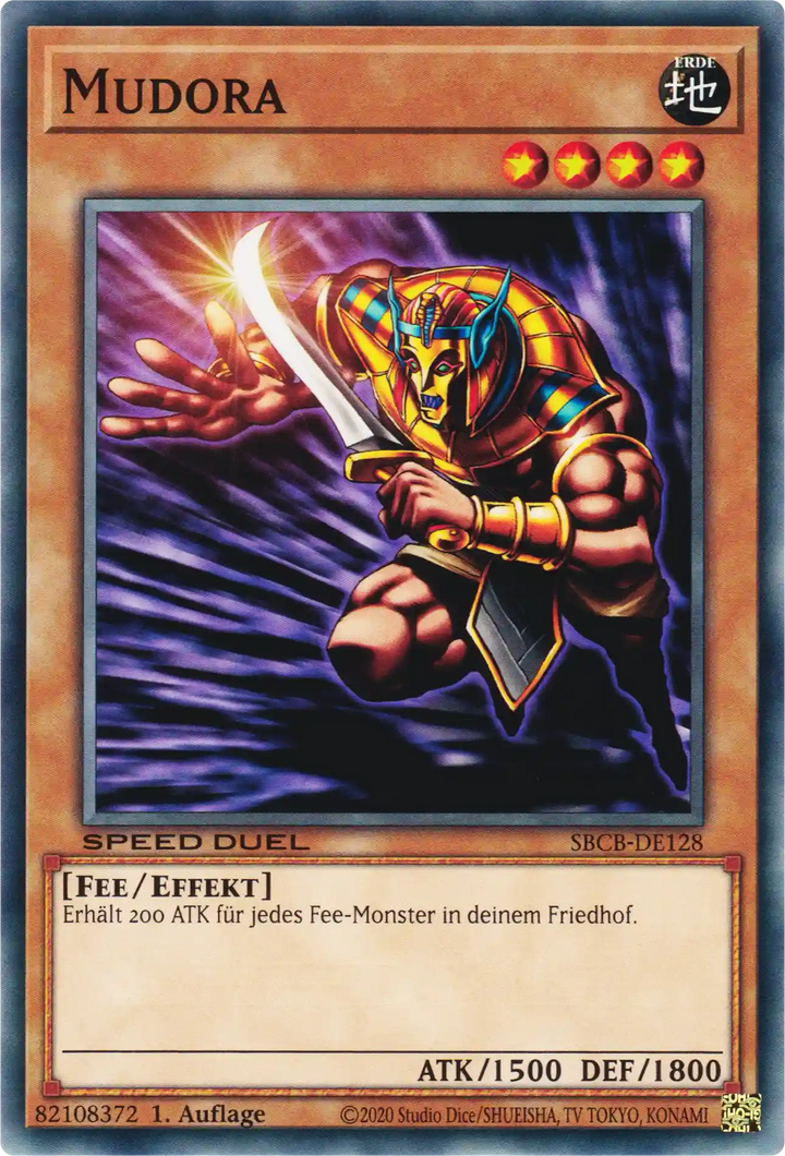 Mudora Yu-Gi-Oh! Karte SBCB-DE128 Common