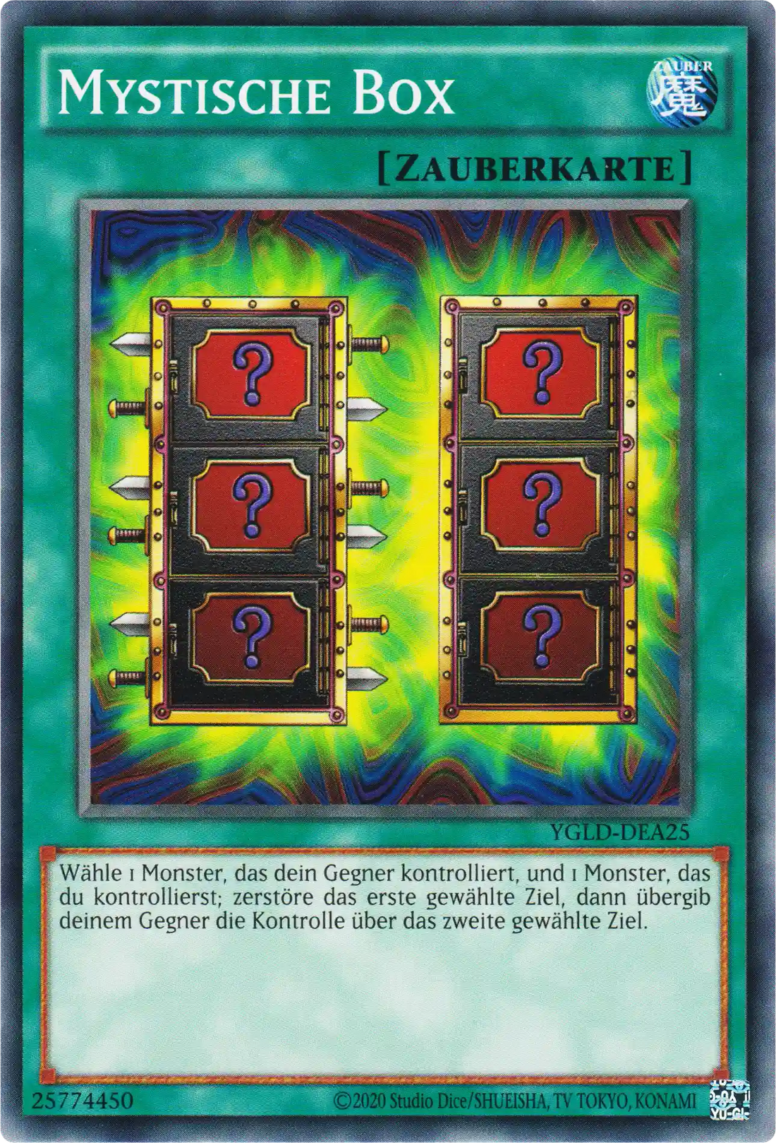 Mystische Box Yu-Gi-Oh! Karte YGLD-DEA25 Common