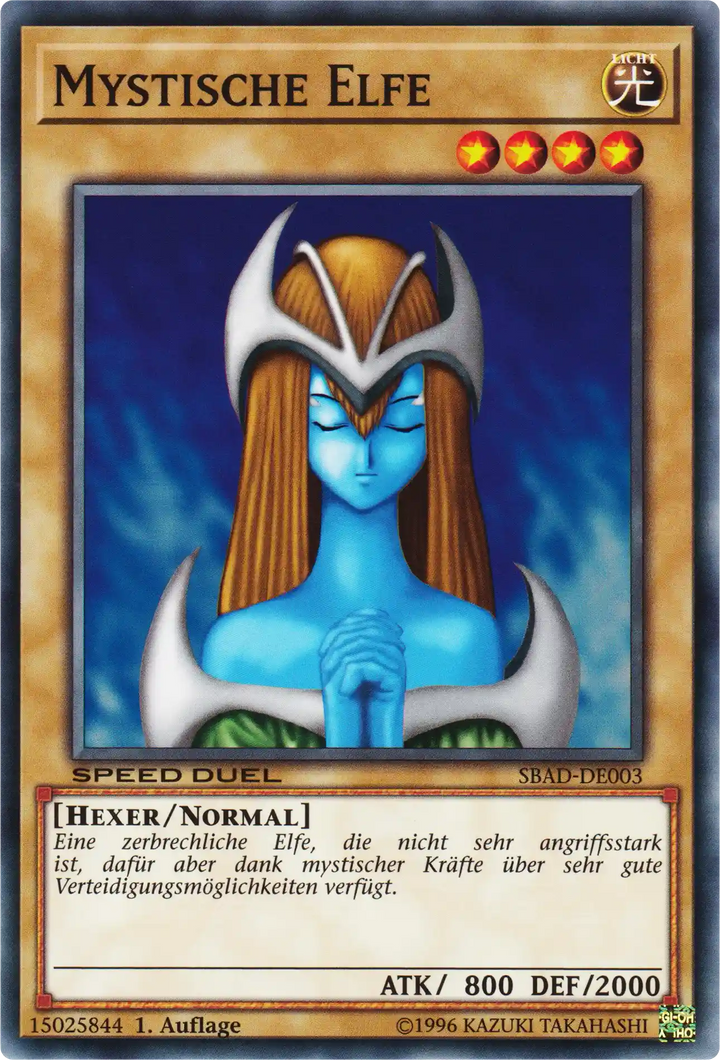 Mystische Elfe Yu-Gi-Oh! Karte SBAD-DE003 Common