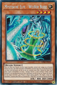 Mystische Elfe - Weißer Blitz Yu-Gi-Oh! Karte LDS3-DE135 Secret Rare