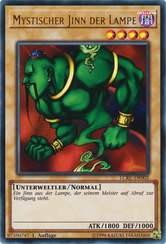 Mystischer Jinn der Lampe Yu-Gi-Oh! Karte LCKC-DE002 Ultra Rare