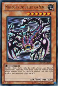 Mystisches Ungeheuer von Serket Yu-Gi-Oh! Karte SDMA-DE037 Ultra Rare