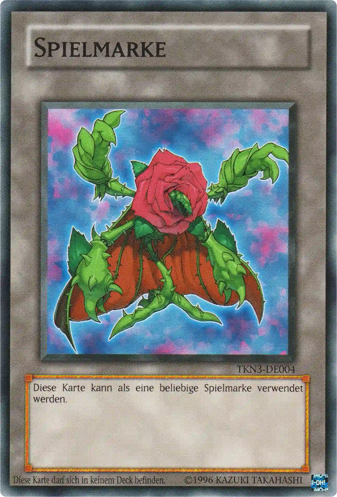 Nachwachsende Rose-Spielmarke Yu-Gi-Oh! Karte TKN3-DE004 Common