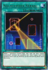 Yu-Gi-Oh! Gold Letter Rare Karte Beispiel mit goldenem Kartennamen und normalem Artwork