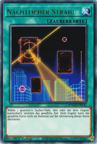 Nächtlicher Strahl Yu-Gi-Oh! Karte MAGO-DE147 Rare