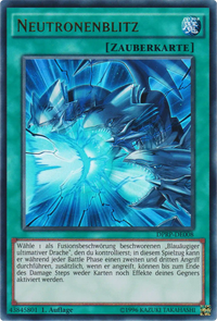 Neutronenblitz Yu-Gi-Oh! Karte DPRP-DE008 Ultra Rare