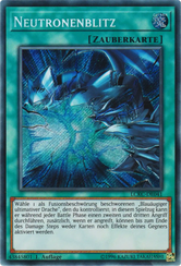 Neutronenblitz Yu-Gi-Oh! Karte LCKC-DE041 Secret Rare